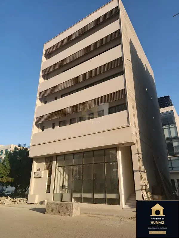 200 Sq. Yd. Commercial Building (Boulevard Facing, 5 Bath, Unit 4) on Al-Murtaza Commercial For Rent in DHA Phase 8 Karachi — Property by Humaiz Architectural Asset