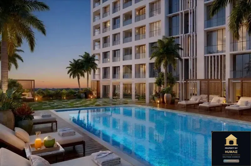 2-Bedroom Luxury Apartment (Sea Facing, 2 Bath, Suite 107) at HMR Waterfront For Sale in DHA Phase 8 Karachi — Photograph 6