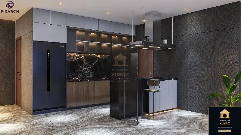 1-Bedroom Luxury Apartment (1 Bath, Suite 96) at HMR Waterfront For Sale in DHA Phase 8 Karachi — Photograph 23