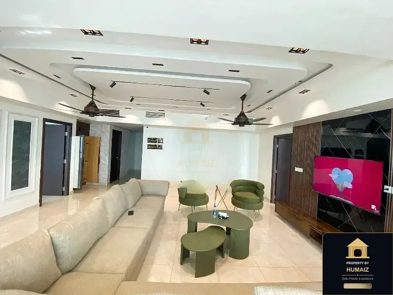2-Bedroom Luxury Apartment (Sea Facing, 3 Bath, Suite 21) at Pearl Towers For Rent in DHA Phase 8 Karachi — Photograph 5
