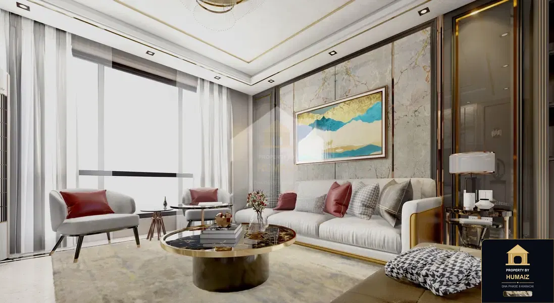 2-Bedroom Luxury Apartment (Sea Facing, 3 Bath, Suite 3) at HMR Waterfront For Sale in DHA Phase 8 Karachi — Photograph 9