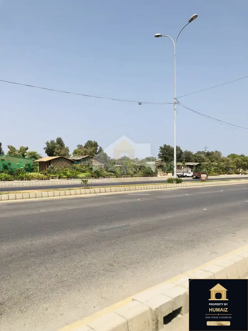 2,000 Sq. Yd. Residential Plot (Corner, Parcel 6) in Zone D For Sale in DHA Phase 8 Karachi — Property by Humaiz Architectural Asset