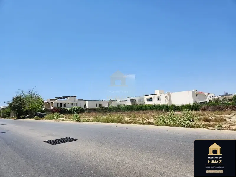 1,000 Sq. Yd. Residential Plot (West Open, Parcel 1) in Zone C For Sale in DHA Phase 8 Karachi — Property by Humaiz Architectural Asset