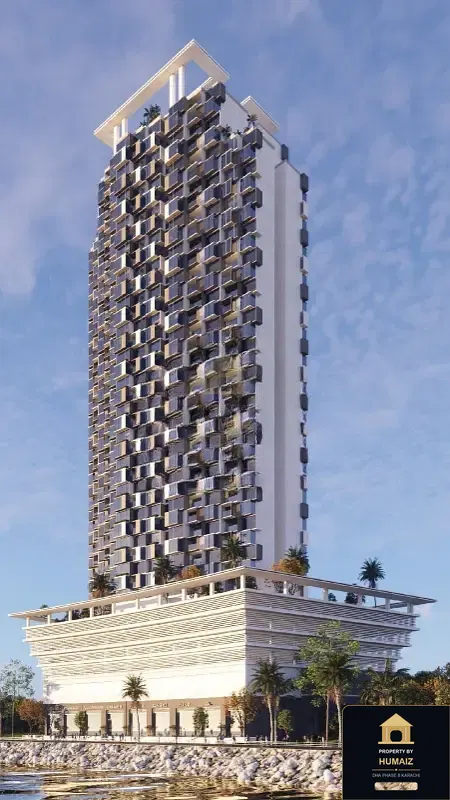 2-Bedroom Luxury Apartment (Sea Facing, 2 Bath, Suite 57) at HMR Waterfront For Sale in DHA Phase 8 Karachi — Photograph 18