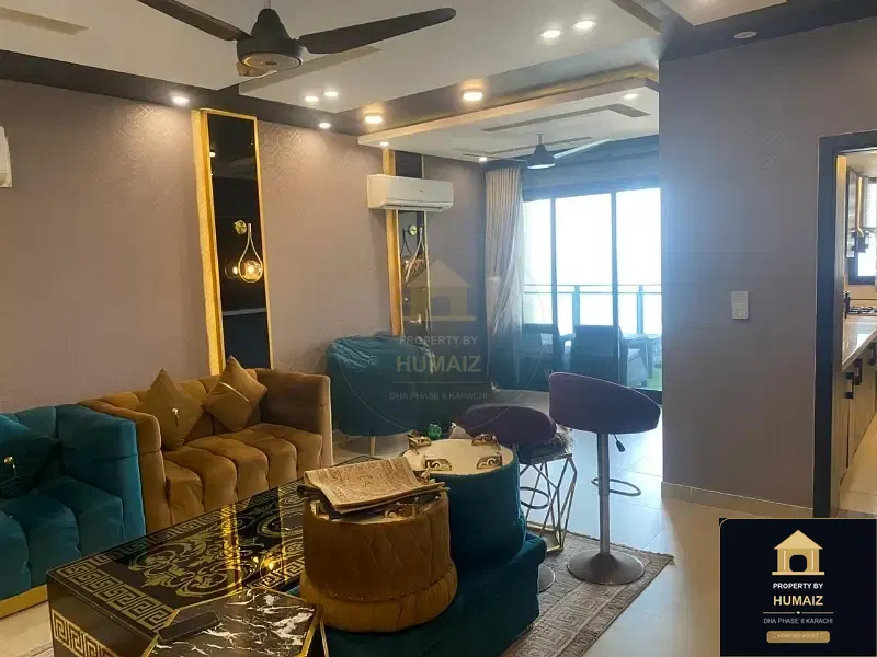 2-Bedroom Luxury Apartment (Sea Facing, 3 Bath, Suite 18) at Coral Towers For Sale in DHA Phase 8 Karachi — Photograph 2