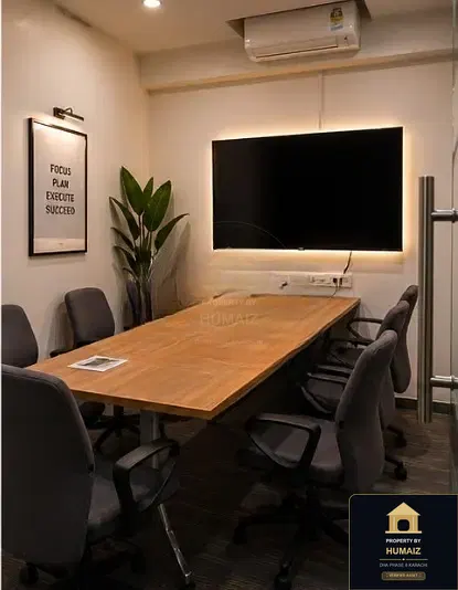 111 Sq. Yd. Corporate Office Space (1 Bath, Unit 8) on Al-Murtaza Commercial For Rent in DHA Phase 8 Karachi — Photograph 4