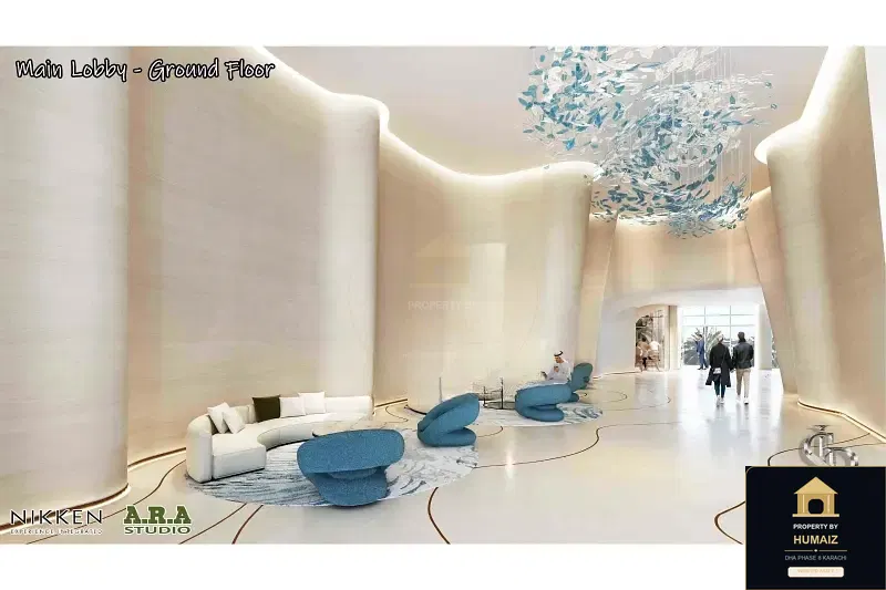 1-Bedroom Luxury Apartment (Sea Facing, 1 Bath, Suite 6) at Tower A For Sale in DHA Phase 8 Karachi — Photograph 16