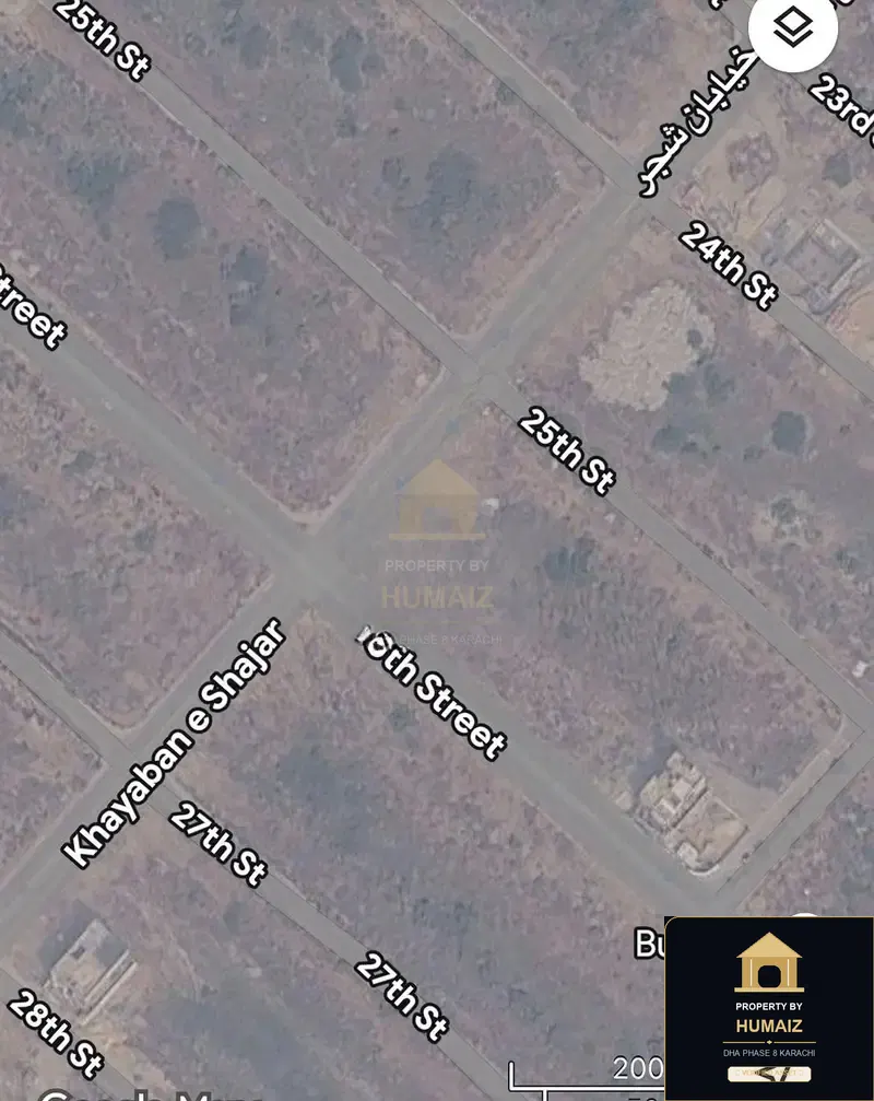 600 Sq. Yd. Residential Plot (West Open, Parcel 3) in Zone E For Sale in DHA Phase 8 Karachi — Property by Humaiz Architectural Asset