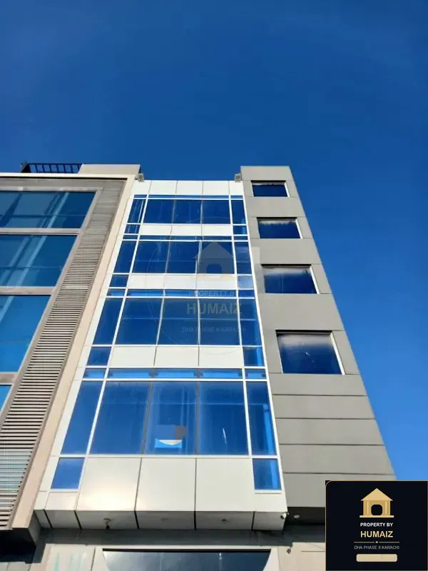 117 Sq. Yd. Corporate Office Space (Brand New, Unit 2) on Al-Murtaza Commercial For Rent in DHA Phase 8 Karachi — Property by Humaiz Architectural Asset
