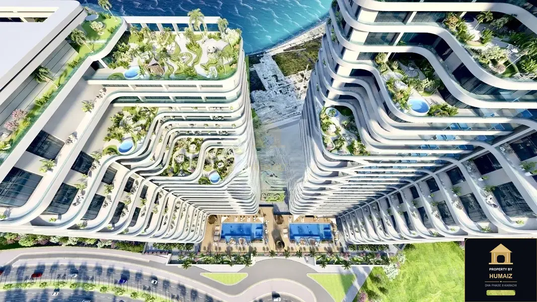 1-Bedroom Luxury Apartment (Private Pool, 2 Bath, Suite 4) at HMR Waterfront For Sale in DHA Phase 8 Karachi — Photograph 24
