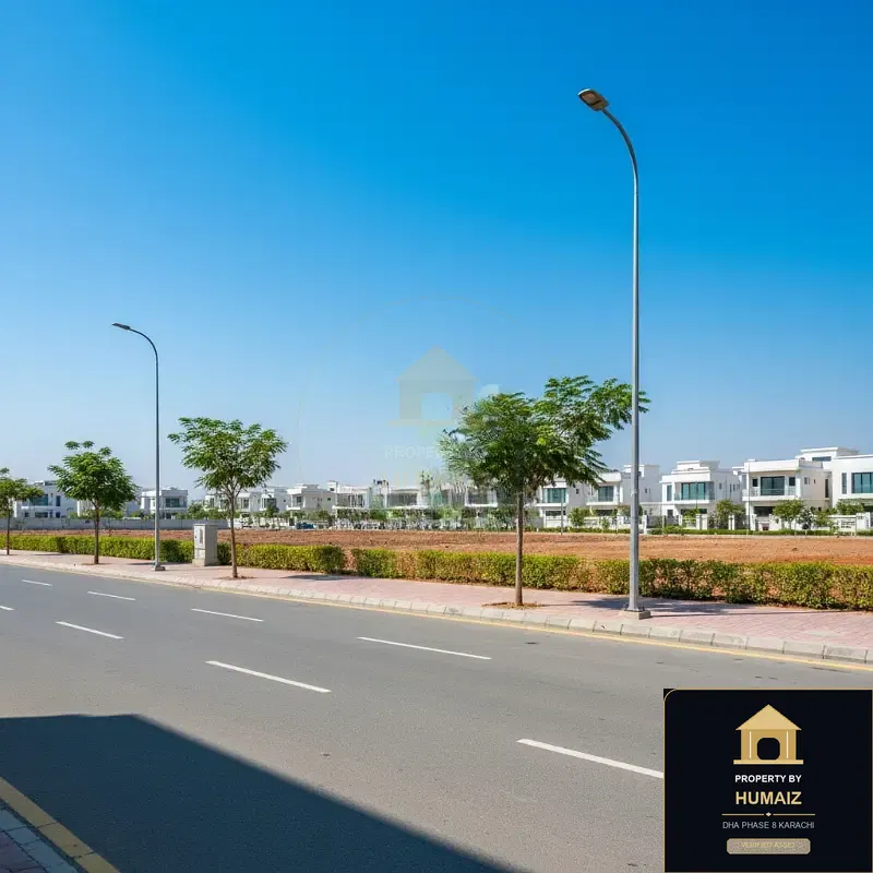 500 Sq. Yd. Residential Plot (Parcel 23) in Zone E For Sale in DHA Phase 8 Karachi — Property by Humaiz Architectural Asset