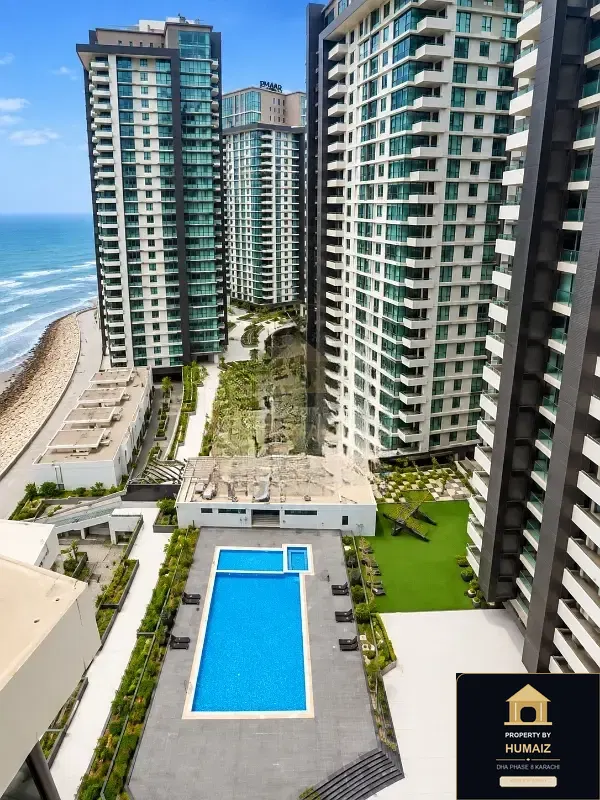 4-Bedroom Luxury Apartment (Sea Facing, 5 Bath, Suite 4) at Reef Towers For Rent in DHA Phase 8 Karachi — Photograph 2