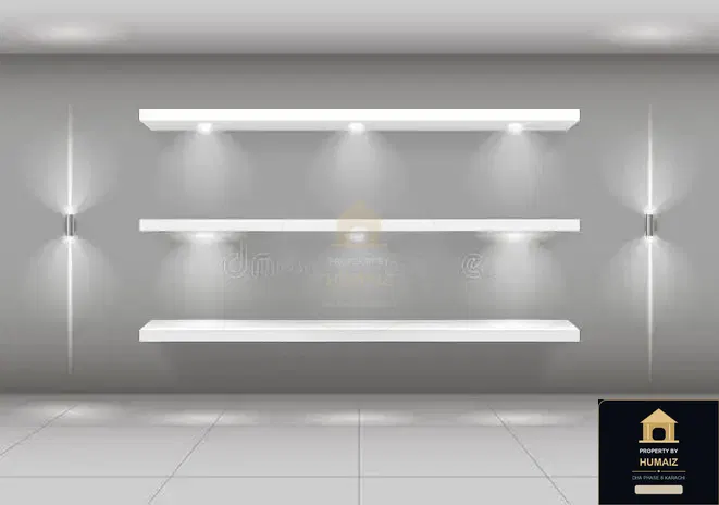 92 Sq. Yd. Commercial Retail Shop (Basement, Unit 4) on Zulfiqar Commercial For Rent in DHA Phase 8 Karachi — Photograph 2