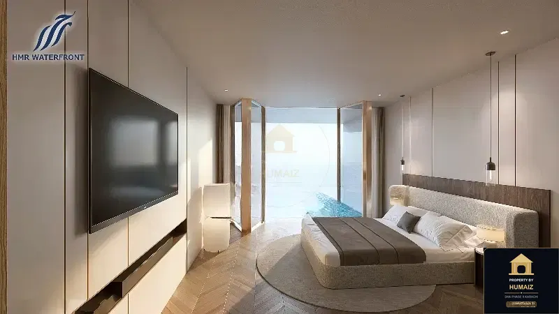 2-Bedroom Luxury Apartment (Sea Facing, 2 Bath, Suite 20) at HMR Waterfront For Sale in DHA Phase 8 Karachi — Photograph 15