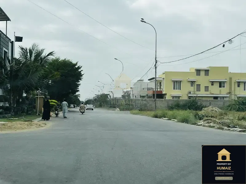 1,000 Sq. Yd. Residential Plot (Parcel 3) in Zone A For Sale in DHA Phase 8 Karachi — Property by Humaiz Architectural Asset