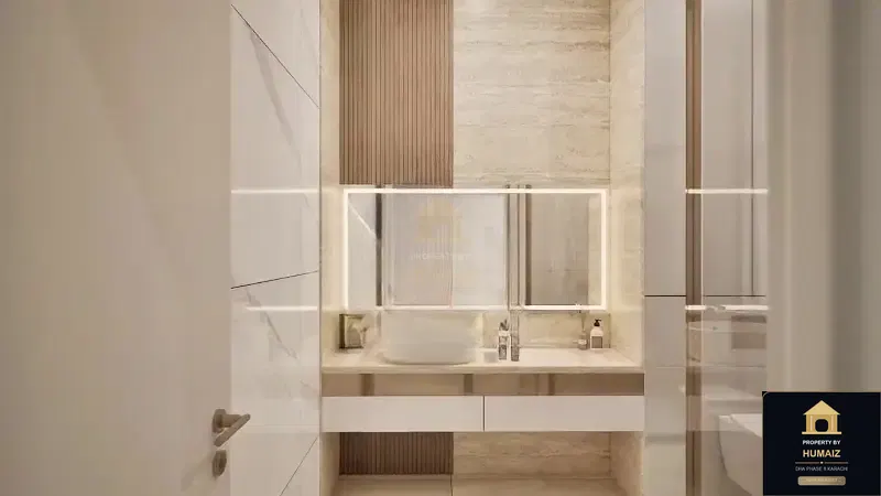 3-Bedroom Luxury Apartment (Sea Facing, 3 Bath, Suite 47) at HMR Waterfront For Sale in DHA Phase 8 Karachi — Photograph 8