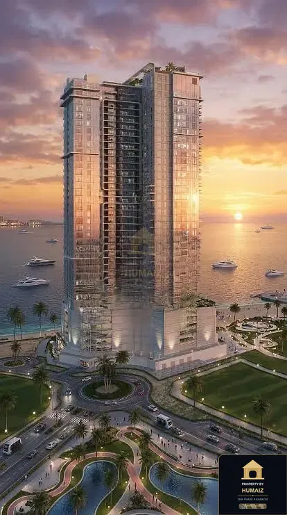 1-Bedroom Luxury Apartment (Sea Facing, 2 Bath, Suite 67) at HMR Waterfront For Sale in DHA Phase 8 Karachi — Photograph 5
