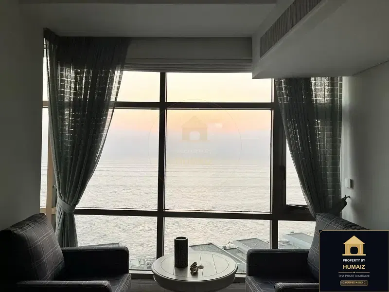 3-Bedroom Luxury Apartment (Sea Facing, 4 Bath, Suite 28) at Pearl Towers For Rent in DHA Phase 8 Karachi — Photograph 5