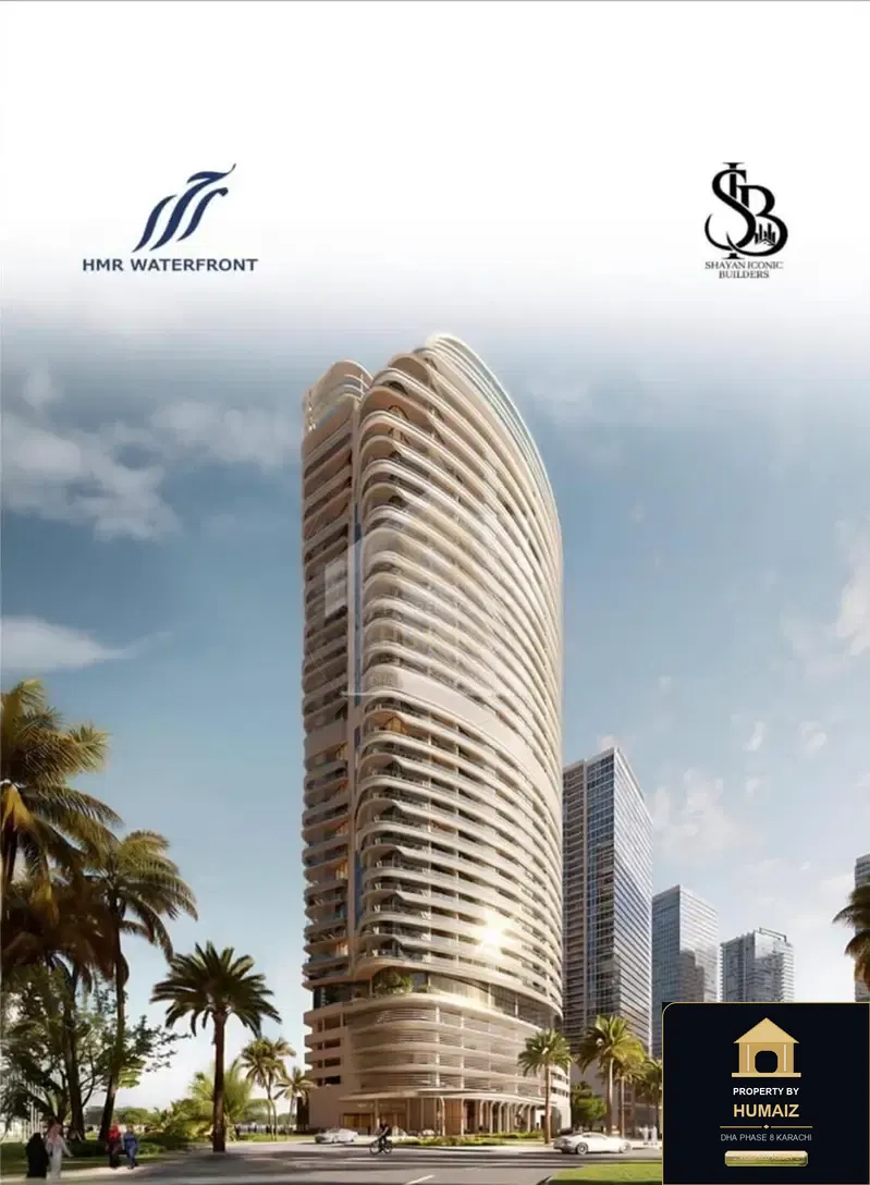2-Bedroom Luxury Apartment (2 Bath, Suite 37) at HMR Waterfront For Sale in DHA Phase 8 Karachi — Property by Humaiz Architectural Asset