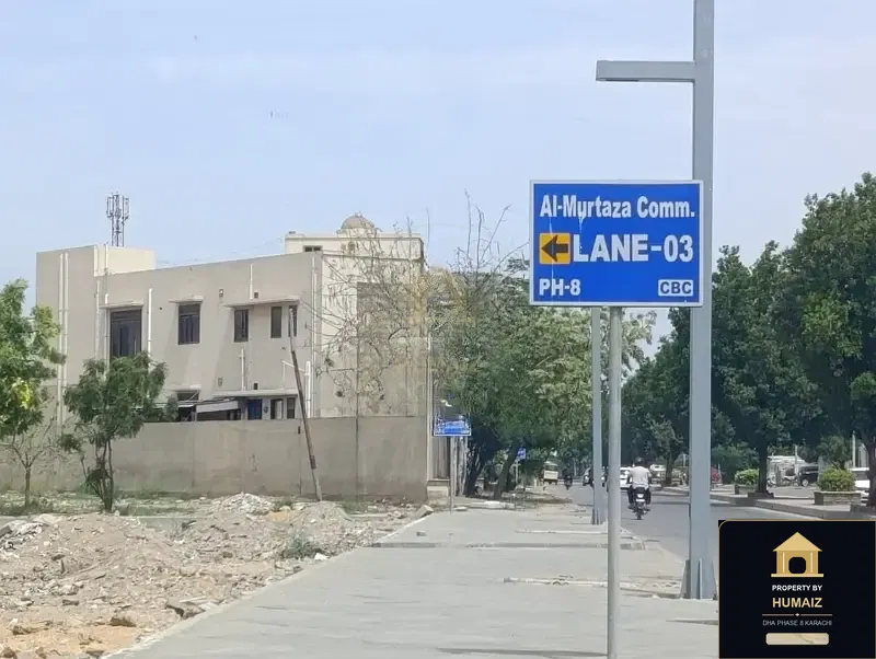 600 Sq. Yd. Commercial Plot (Parcel 1) on Al-Murtaza Commercial For Sale in DHA Phase 8 Karachi — Photograph 2
