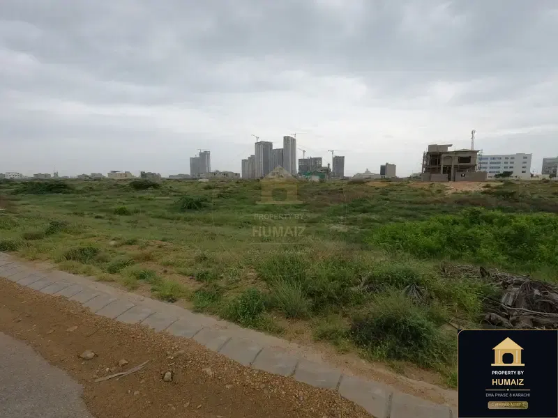 500 Sq. Yd. Residential Plot (Corner, Parcel 13) in Khayaban-e-Tipu Sultan For Sale in DHA Phase 8 Karachi — Property by Humaiz Architectural Asset