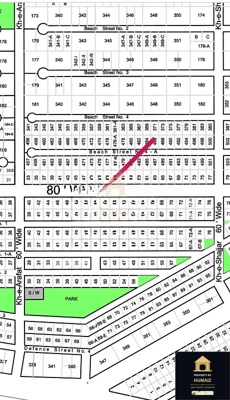 500 Sq. Yd. Residential Plot (West Open, Parcel 40) in DHA Phase 8 For Sale in DHA Phase 8 Karachi — Photograph 2