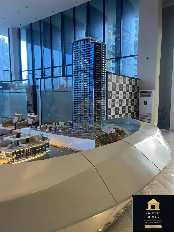 1-Bedroom Luxury Apartment (Sea Facing, 1 Bath, Suite 45) at HMR Waterfront For Sale in DHA Phase 8 Karachi — Property by Humaiz Architectural Asset