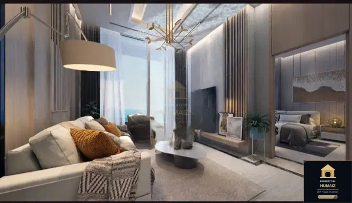 1-Bedroom Luxury Apartment (1 Bath, Suite 21) at Tower A For Sale in DHA Phase 8 Karachi — Photograph 4