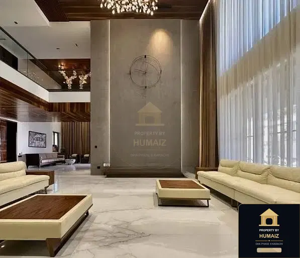 2,000 Sq. Yd. 8-Bedroom Luxury Villa (Private Pool, 6 Bath, Residence 1) in Zone A For Sale in DHA Phase 8 Karachi — Photograph 2