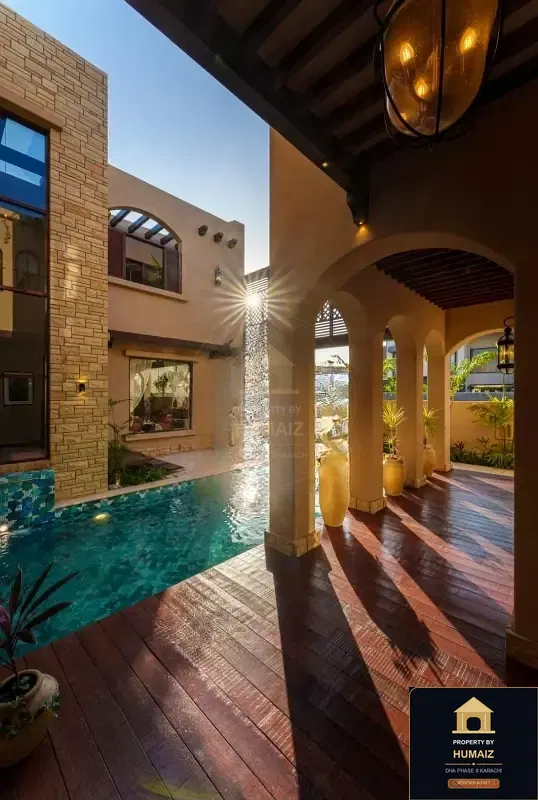 1,000 Sq. Yd. 6-Bedroom Luxury Villa (West Open, 7 Bath, Residence 4) on Zulfiqar Commercial For Sale in DHA Phase 8 Karachi — Photograph 3