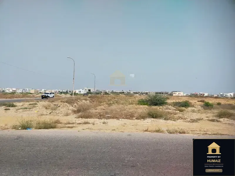 500 Sq. Yd. Residential Plot (West Open, Parcel 9) in Zone E For Sale in DHA Phase 8 Karachi — Property by Humaiz Architectural Asset