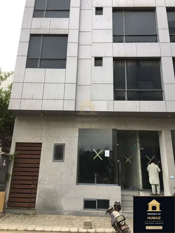 200 Sq. Yd. Commercial Building (Basement, Unit 6) in DHA Phase 8 For Rent in DHA Phase 8 Karachi — Property by Humaiz Architectural Asset