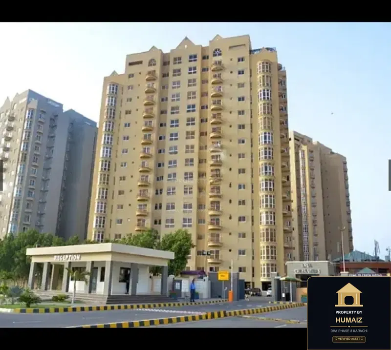 3-Bedroom Luxury Apartment (Park Facing, 4 Bath, Suite 10) at Creek Vistas For Rent in DHA Phase 8 Karachi — Property by Humaiz Architectural Asset