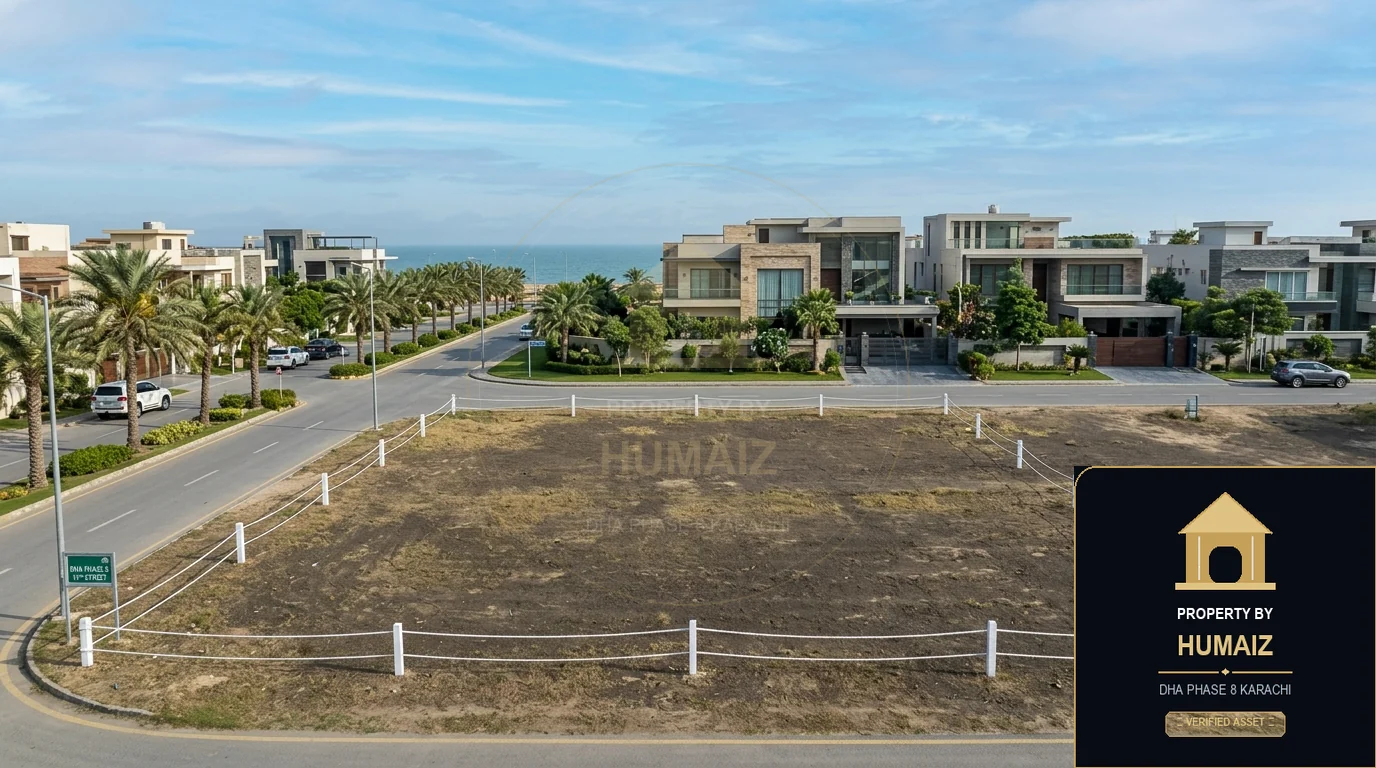 1,000 Sq. Yd. Residential Plot (Parcel 1) in DHA Phase 8 For Sale in DHA Phase 8 Karachi — Property by Humaiz Architectural Asset
